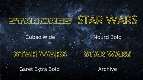 star wars font canva|what font is closest to star wars.